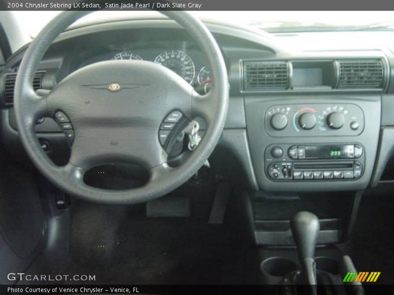 Satin Jade Pearl / Dark Slate Gray 2004 Chrysler Sebring LX Sedan