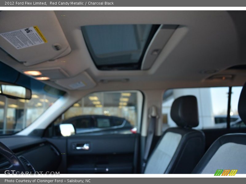 Red Candy Metallic / Charcoal Black 2012 Ford Flex Limited