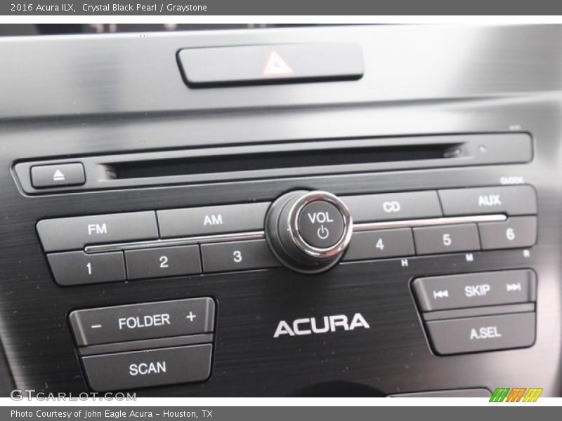 Crystal Black Pearl / Graystone 2016 Acura ILX