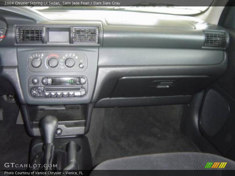 Satin Jade Pearl / Dark Slate Gray 2004 Chrysler Sebring LX Sedan