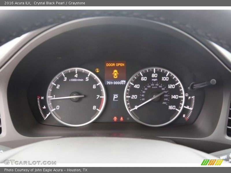 Crystal Black Pearl / Graystone 2016 Acura ILX