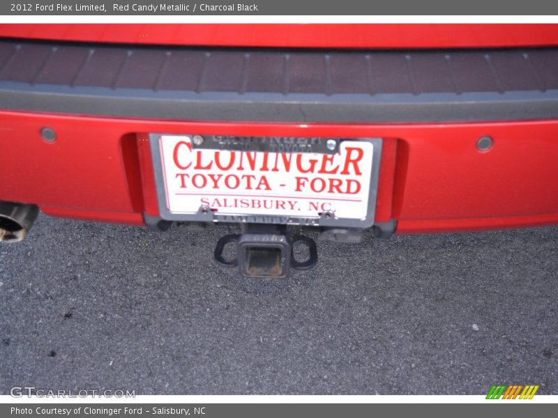 Red Candy Metallic / Charcoal Black 2012 Ford Flex Limited