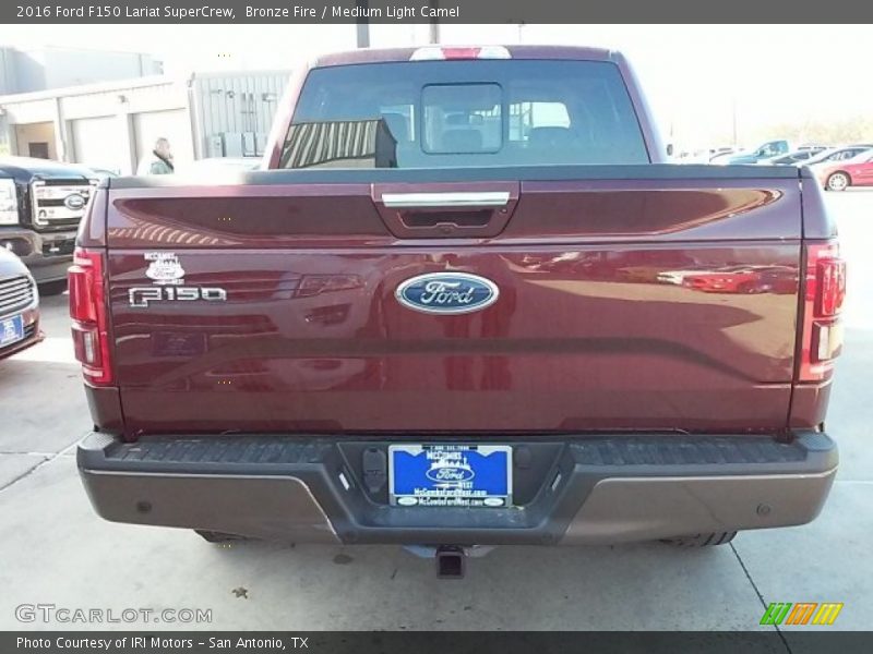 Bronze Fire / Medium Light Camel 2016 Ford F150 Lariat SuperCrew