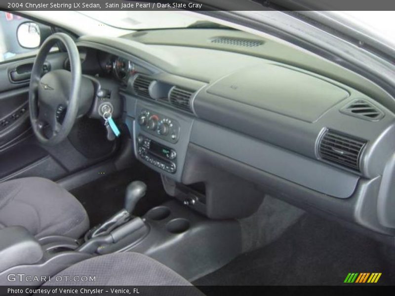 Satin Jade Pearl / Dark Slate Gray 2004 Chrysler Sebring LX Sedan