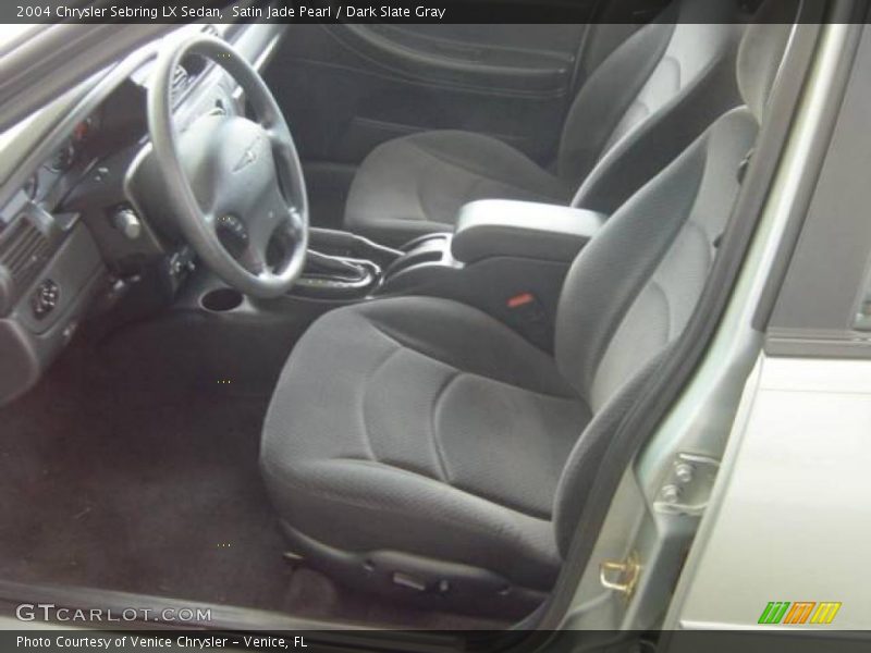 Satin Jade Pearl / Dark Slate Gray 2004 Chrysler Sebring LX Sedan