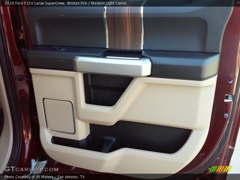 Bronze Fire / Medium Light Camel 2016 Ford F150 Lariat SuperCrew