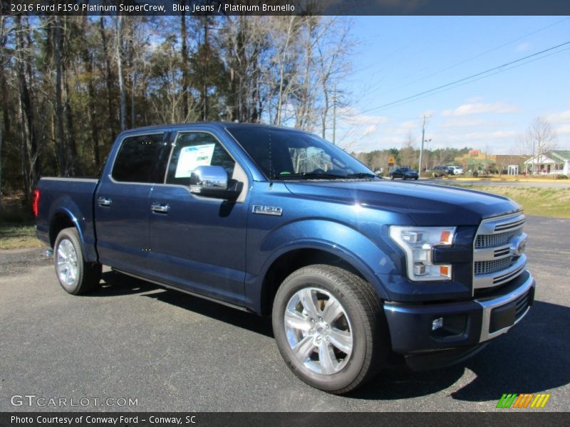 Blue Jeans / Platinum Brunello 2016 Ford F150 Platinum SuperCrew