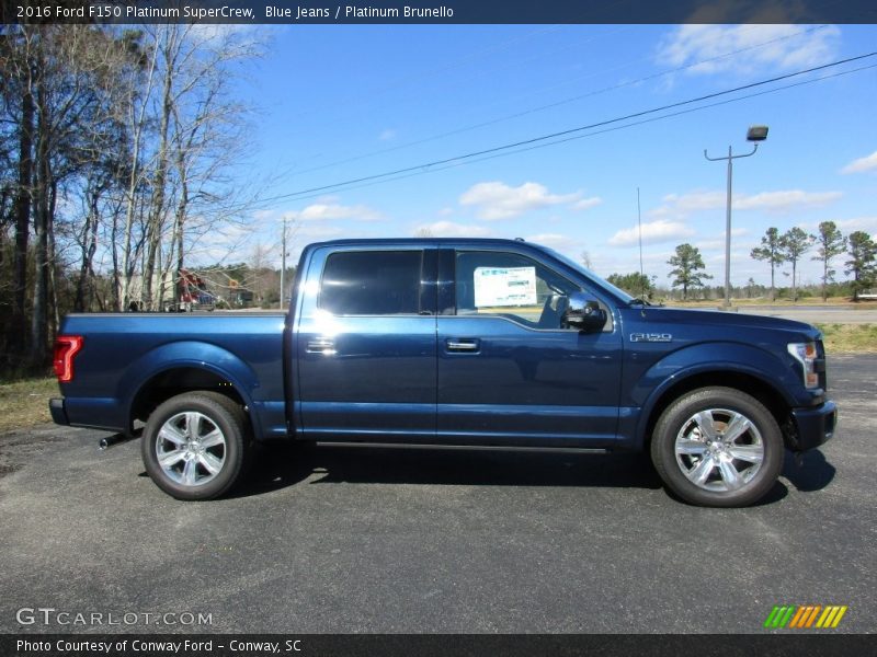 Blue Jeans / Platinum Brunello 2016 Ford F150 Platinum SuperCrew