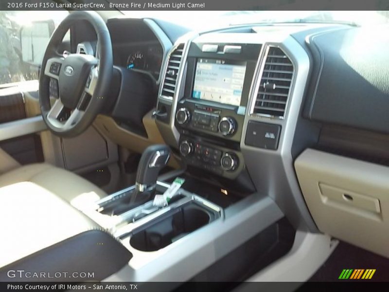 Bronze Fire / Medium Light Camel 2016 Ford F150 Lariat SuperCrew