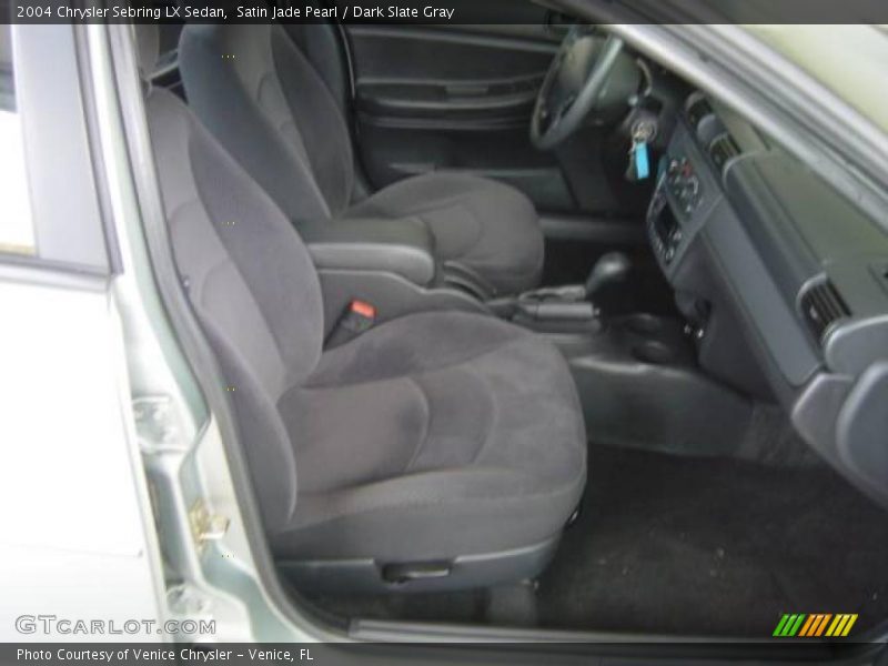 Satin Jade Pearl / Dark Slate Gray 2004 Chrysler Sebring LX Sedan