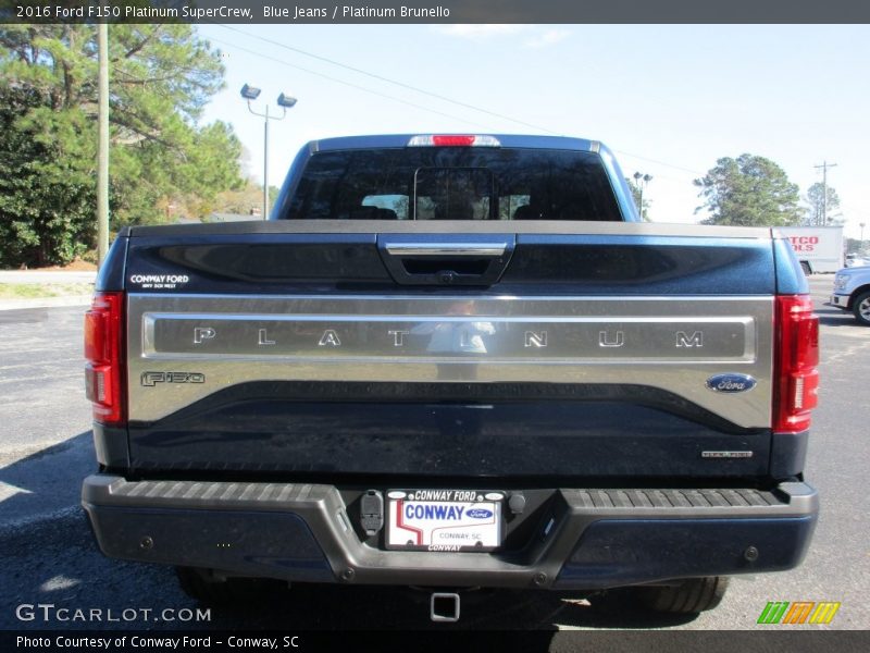 Blue Jeans / Platinum Brunello 2016 Ford F150 Platinum SuperCrew