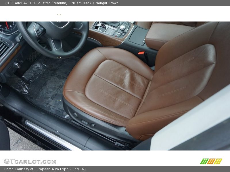 Brilliant Black / Nougat Brown 2012 Audi A7 3.0T quattro Premium