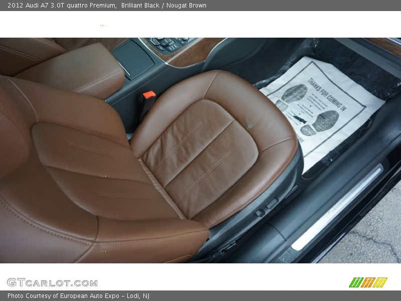 Brilliant Black / Nougat Brown 2012 Audi A7 3.0T quattro Premium