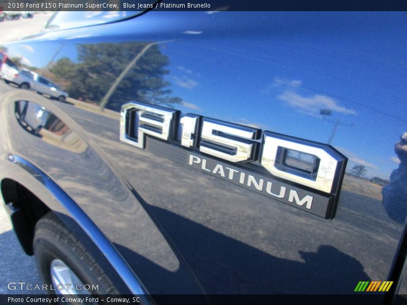 Blue Jeans / Platinum Brunello 2016 Ford F150 Platinum SuperCrew