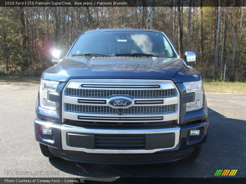 Blue Jeans / Platinum Brunello 2016 Ford F150 Platinum SuperCrew