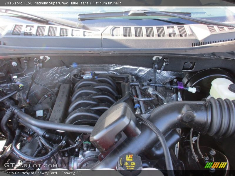 Blue Jeans / Platinum Brunello 2016 Ford F150 Platinum SuperCrew