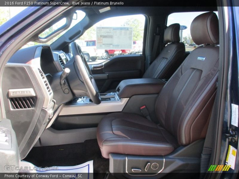 Blue Jeans / Platinum Brunello 2016 Ford F150 Platinum SuperCrew