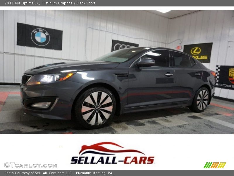 Platinum Graphite / Black Sport 2011 Kia Optima SX
