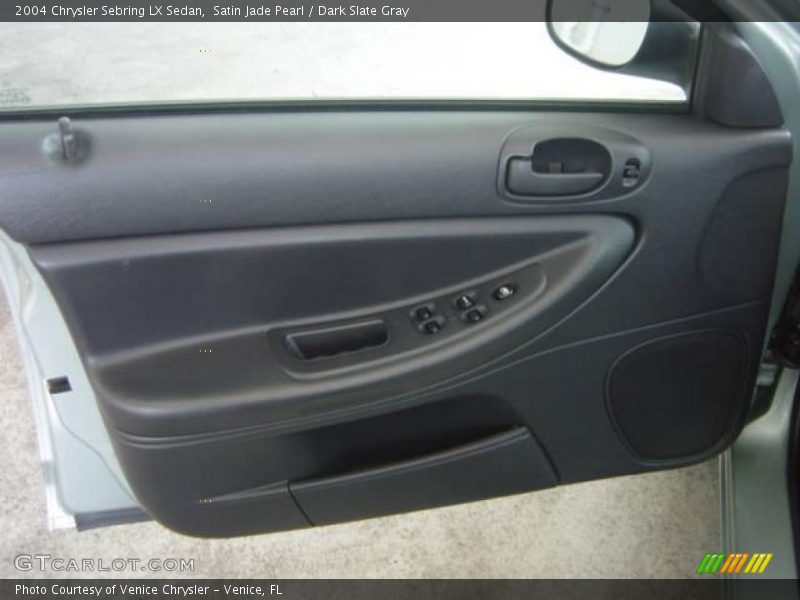 Satin Jade Pearl / Dark Slate Gray 2004 Chrysler Sebring LX Sedan