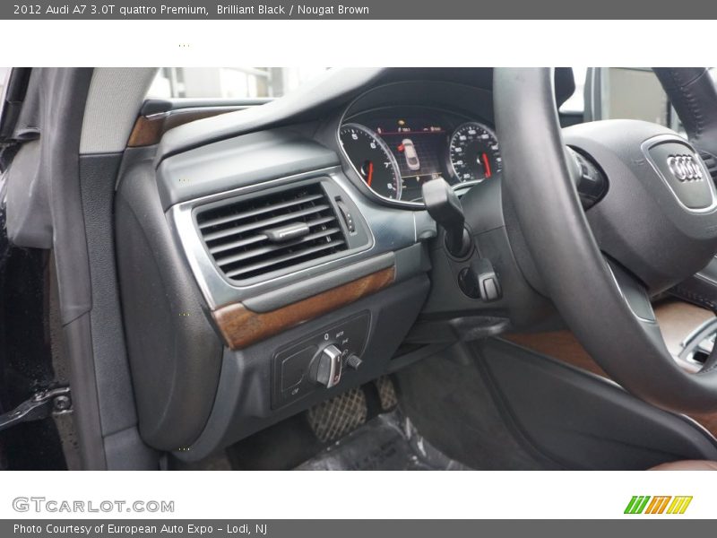 Brilliant Black / Nougat Brown 2012 Audi A7 3.0T quattro Premium