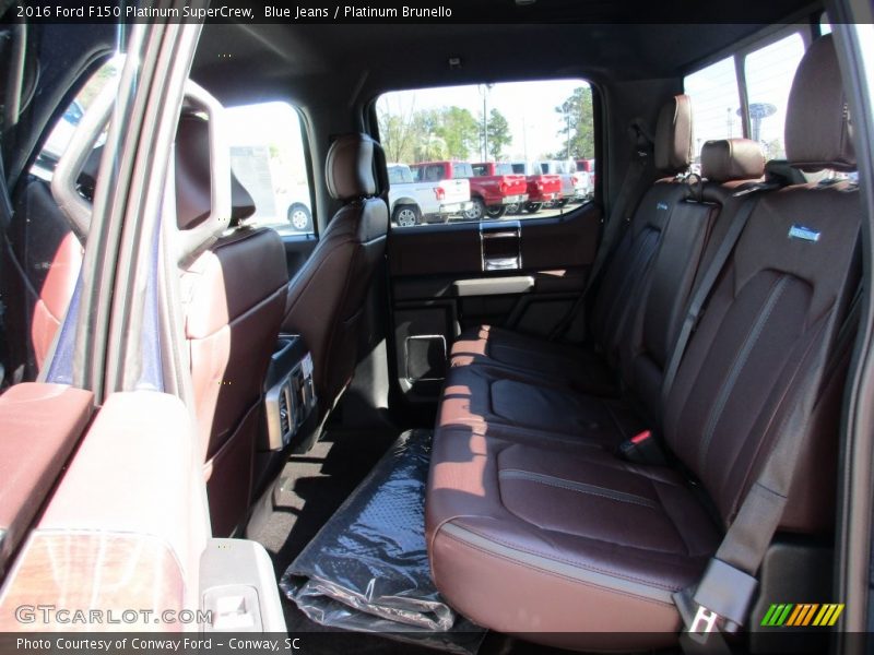 Blue Jeans / Platinum Brunello 2016 Ford F150 Platinum SuperCrew