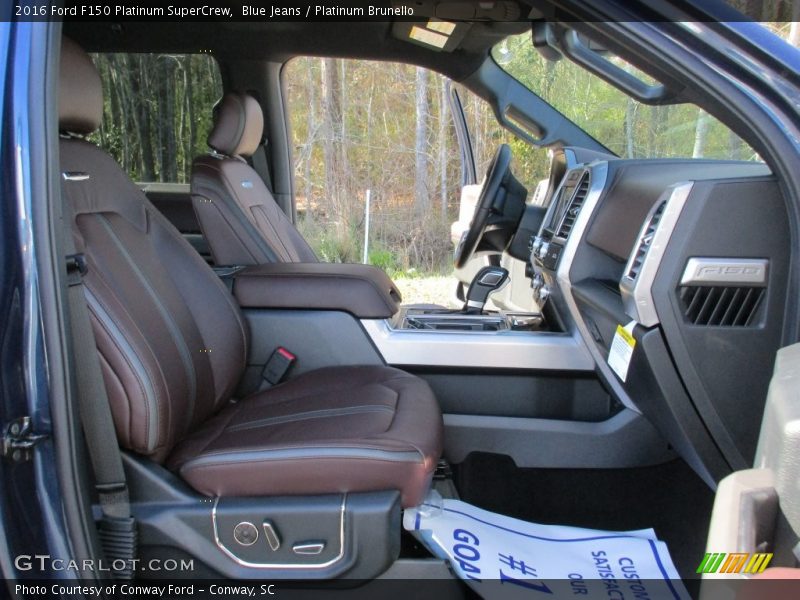 Blue Jeans / Platinum Brunello 2016 Ford F150 Platinum SuperCrew