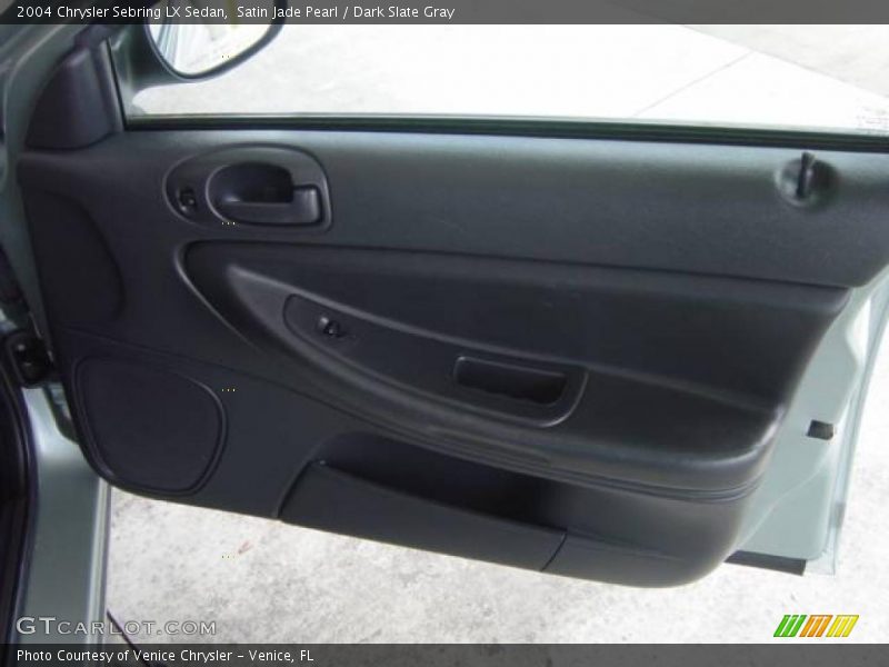 Satin Jade Pearl / Dark Slate Gray 2004 Chrysler Sebring LX Sedan
