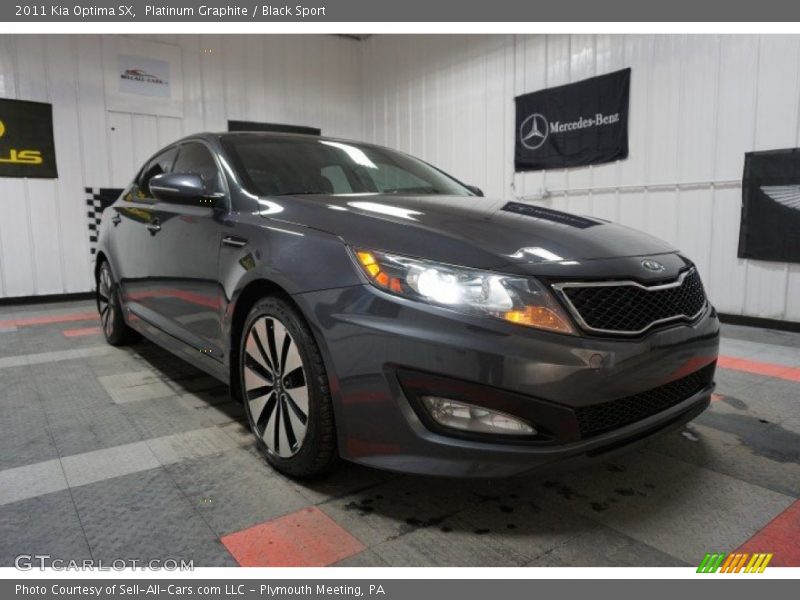 Platinum Graphite / Black Sport 2011 Kia Optima SX
