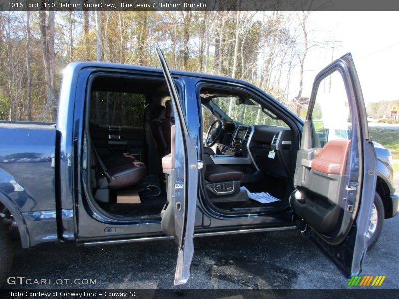Blue Jeans / Platinum Brunello 2016 Ford F150 Platinum SuperCrew