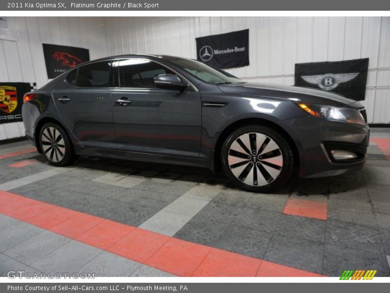 Platinum Graphite / Black Sport 2011 Kia Optima SX