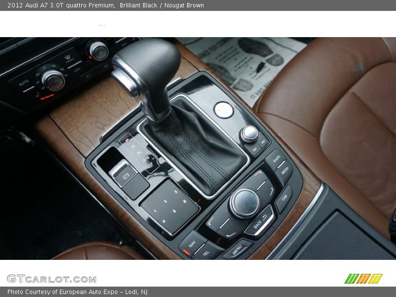 Brilliant Black / Nougat Brown 2012 Audi A7 3.0T quattro Premium