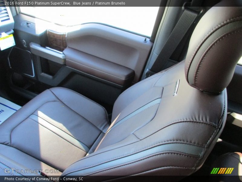 Blue Jeans / Platinum Brunello 2016 Ford F150 Platinum SuperCrew