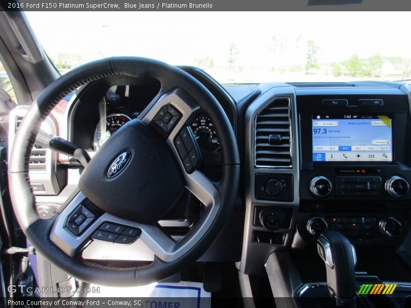 Blue Jeans / Platinum Brunello 2016 Ford F150 Platinum SuperCrew