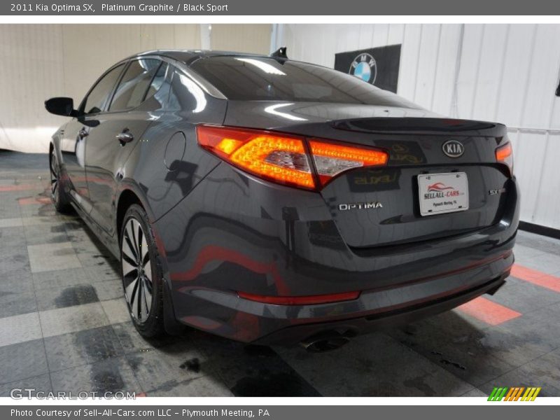 Platinum Graphite / Black Sport 2011 Kia Optima SX