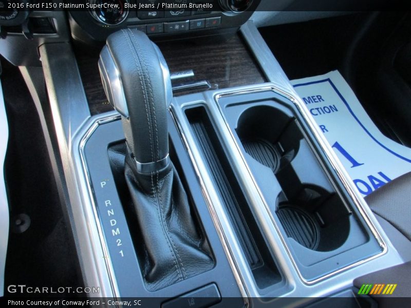 Blue Jeans / Platinum Brunello 2016 Ford F150 Platinum SuperCrew