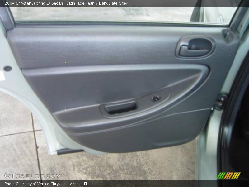 Satin Jade Pearl / Dark Slate Gray 2004 Chrysler Sebring LX Sedan