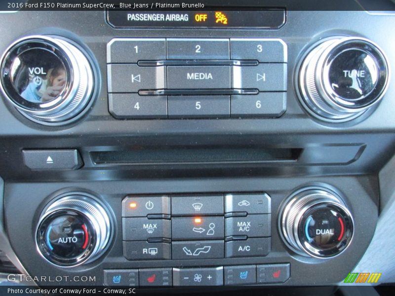 Blue Jeans / Platinum Brunello 2016 Ford F150 Platinum SuperCrew