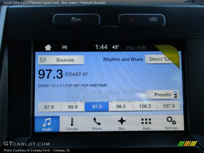 Blue Jeans / Platinum Brunello 2016 Ford F150 Platinum SuperCrew