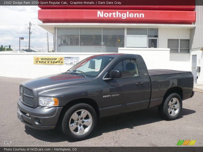 Graphite Metallic / Dark Slate Gray 2002 Dodge Ram 1500 Sport Regular Cab