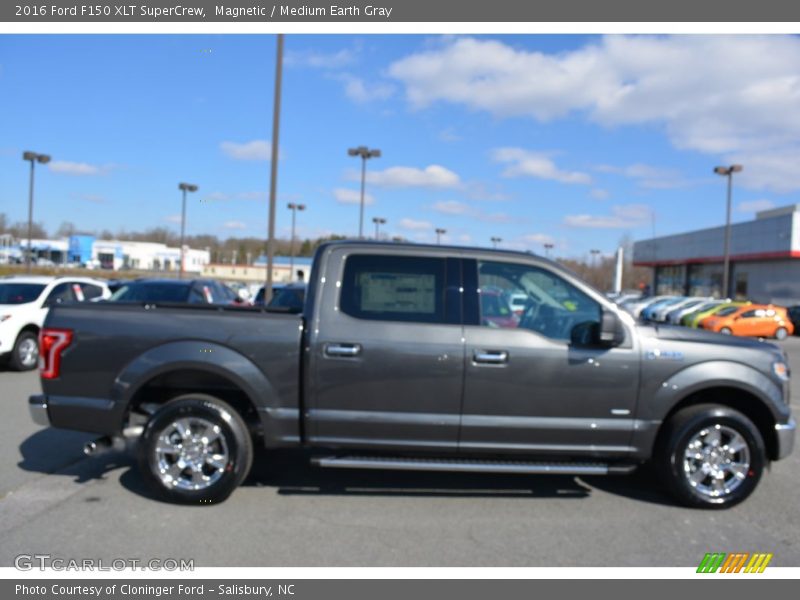 Magnetic / Medium Earth Gray 2016 Ford F150 XLT SuperCrew