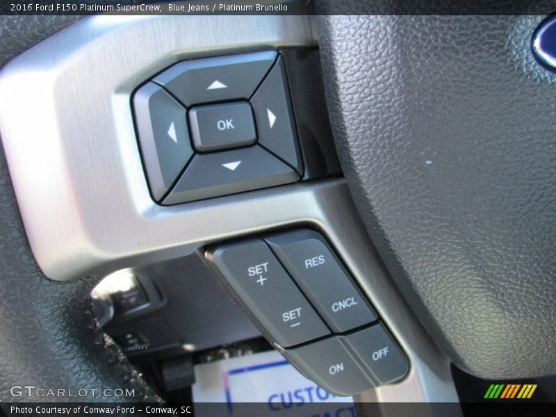 Blue Jeans / Platinum Brunello 2016 Ford F150 Platinum SuperCrew