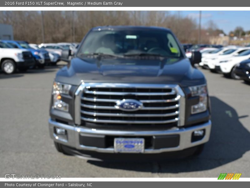 Magnetic / Medium Earth Gray 2016 Ford F150 XLT SuperCrew