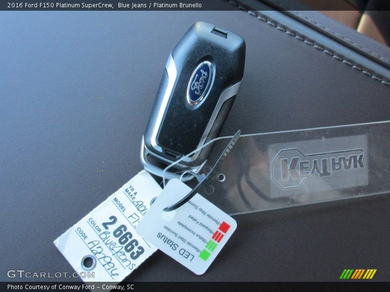 Blue Jeans / Platinum Brunello 2016 Ford F150 Platinum SuperCrew