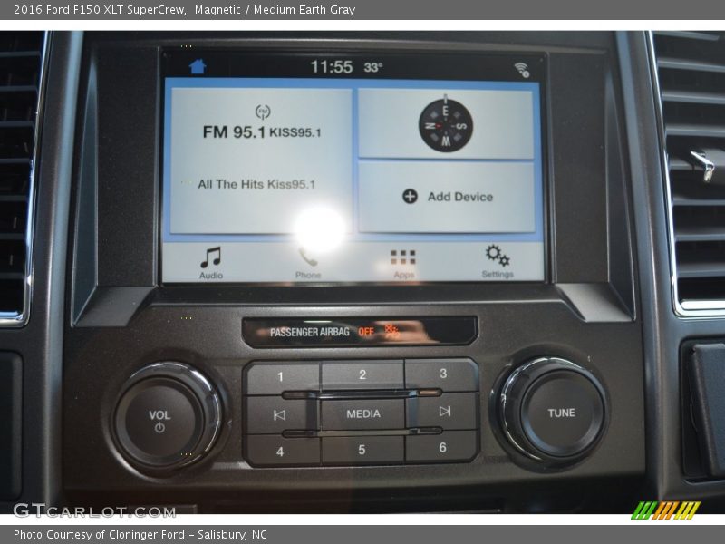 Magnetic / Medium Earth Gray 2016 Ford F150 XLT SuperCrew