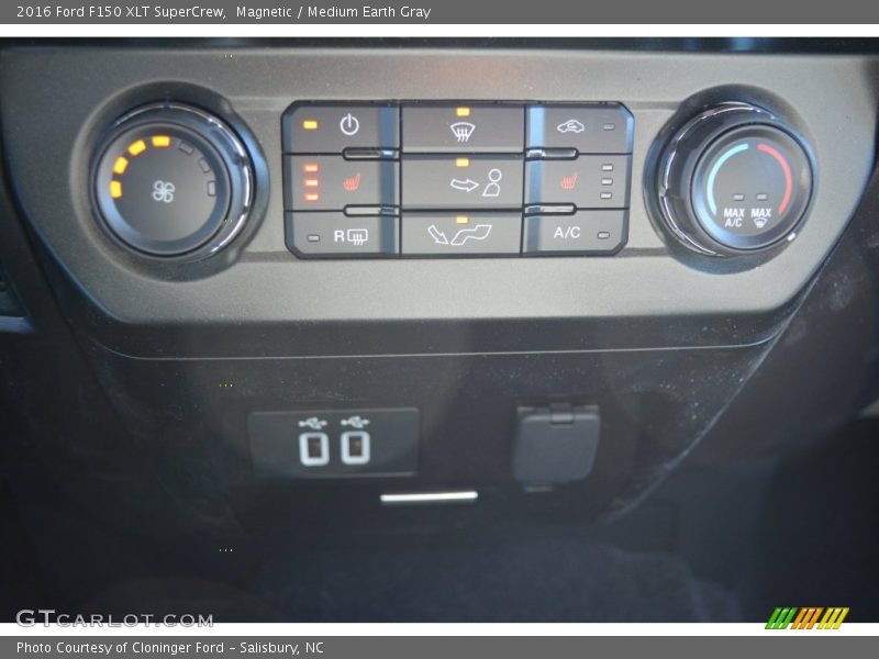 Magnetic / Medium Earth Gray 2016 Ford F150 XLT SuperCrew