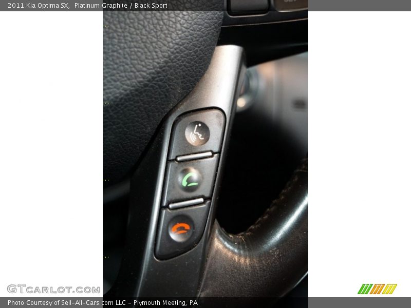 Platinum Graphite / Black Sport 2011 Kia Optima SX
