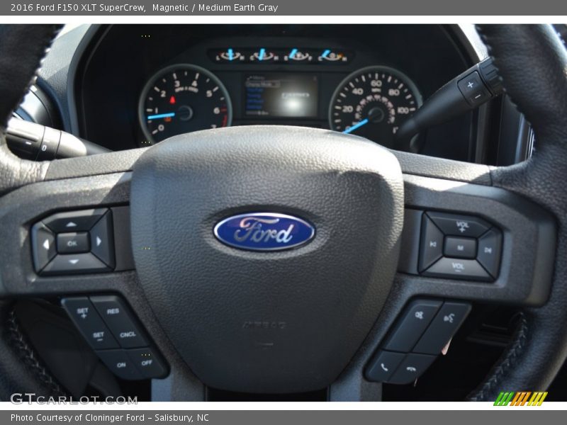 Magnetic / Medium Earth Gray 2016 Ford F150 XLT SuperCrew