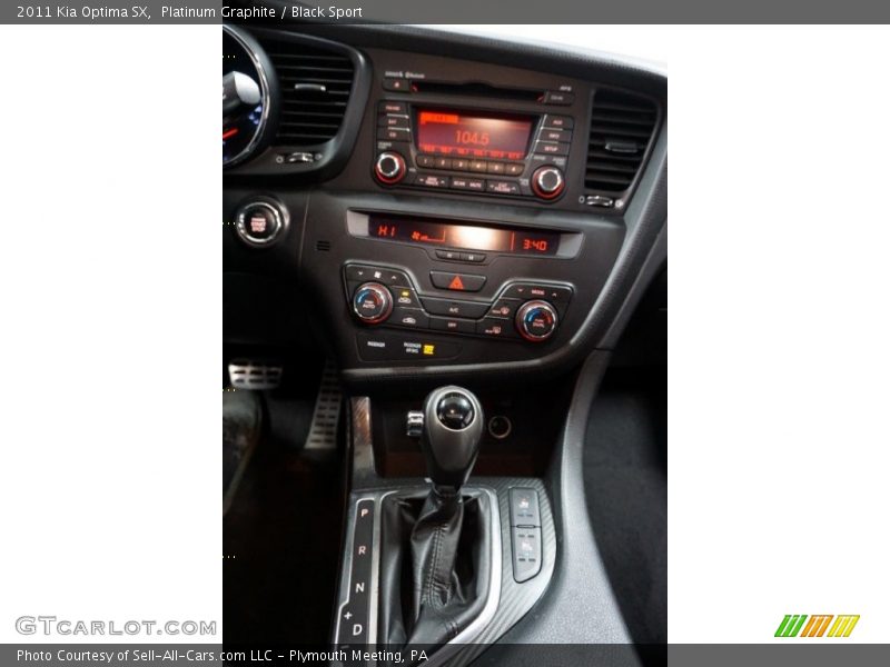 Platinum Graphite / Black Sport 2011 Kia Optima SX