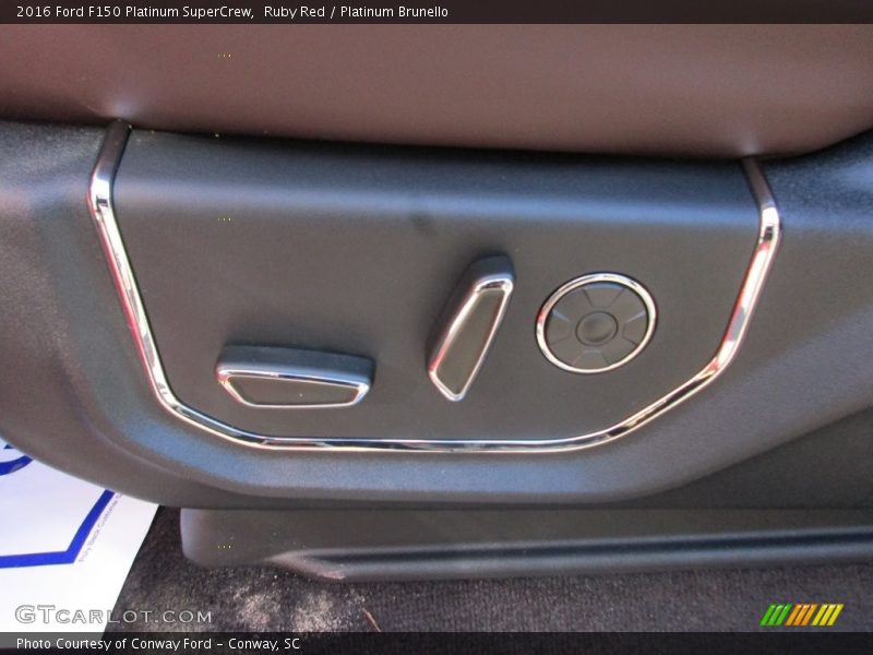 Ruby Red / Platinum Brunello 2016 Ford F150 Platinum SuperCrew