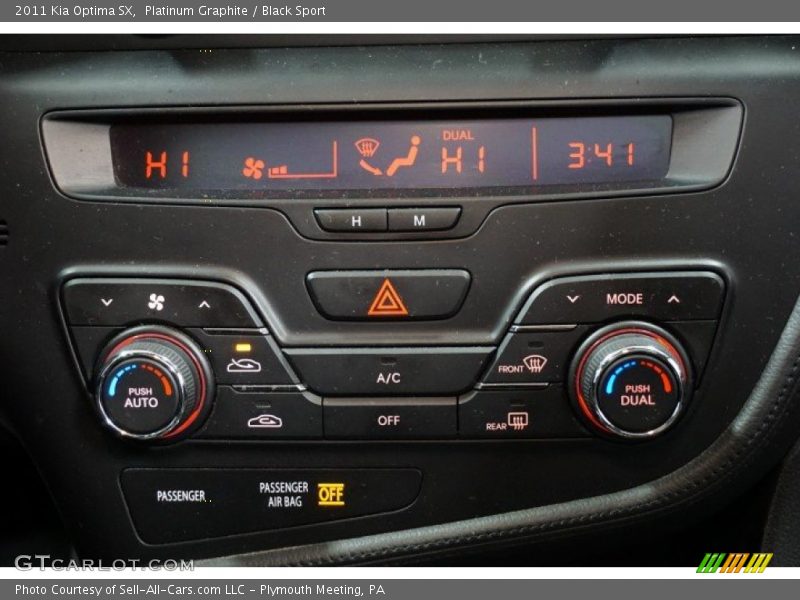 Platinum Graphite / Black Sport 2011 Kia Optima SX